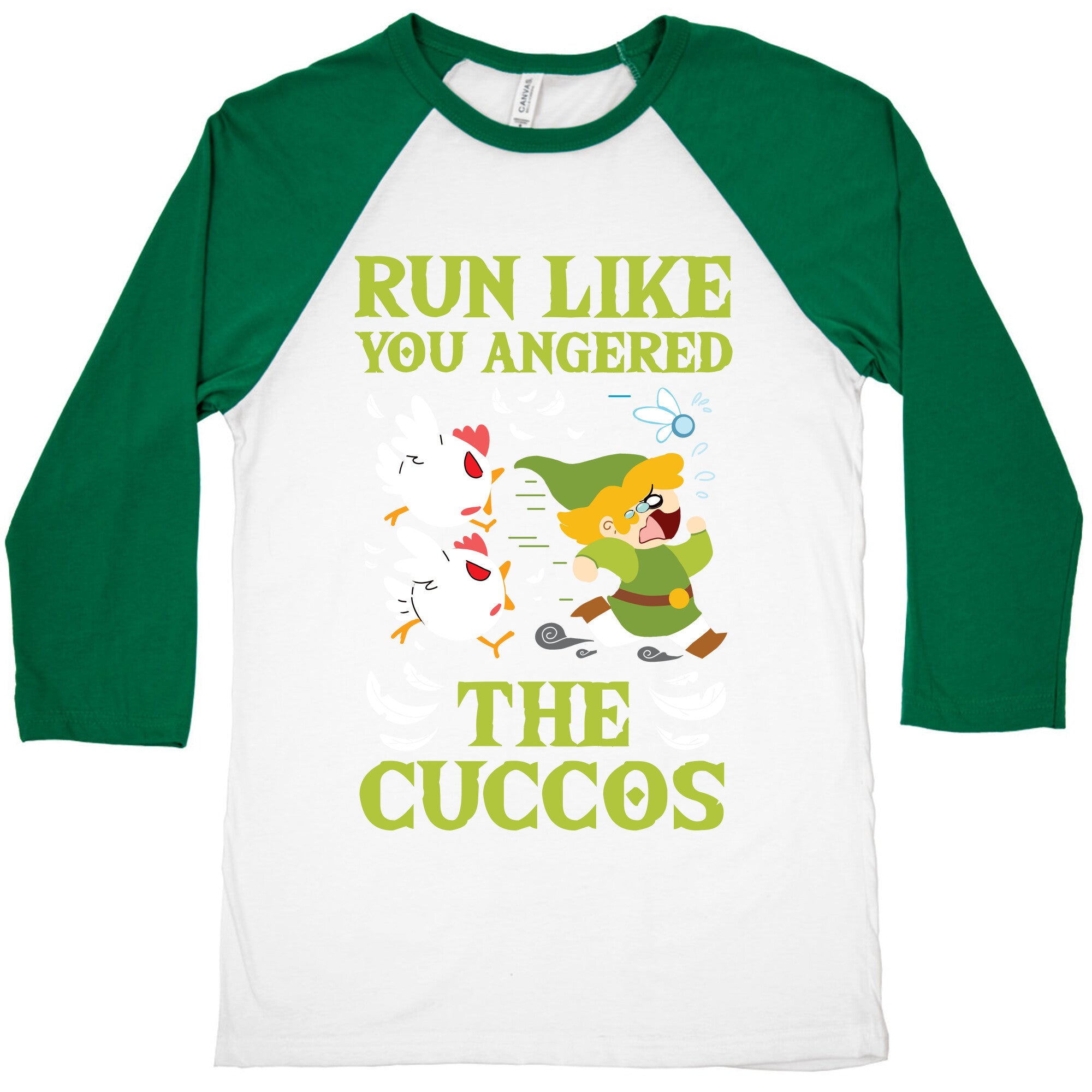 Run Like You Angered The Cuccos Baseball Tee